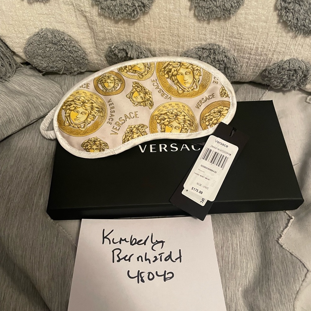 NWT Versace Sleep mask